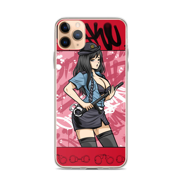 Hot Police Girl iPhone Case