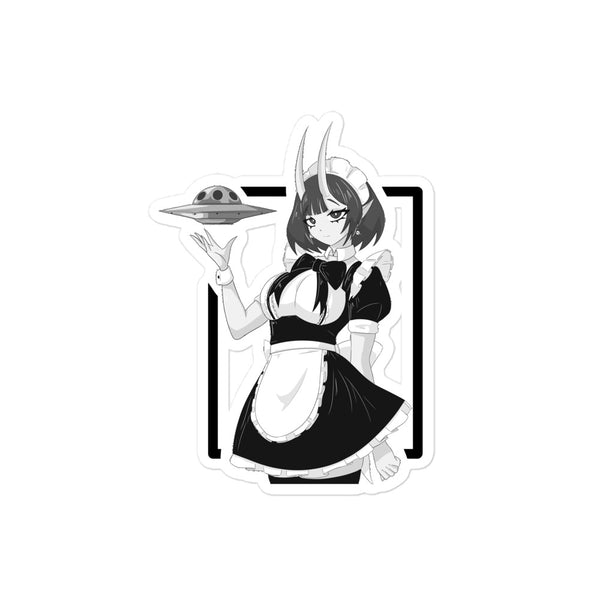 Alien Maid Sticker