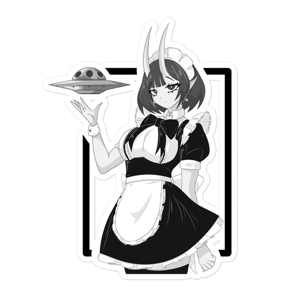 Alien Maid Sticker