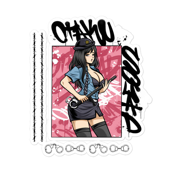 Hot Police Girl Sticker